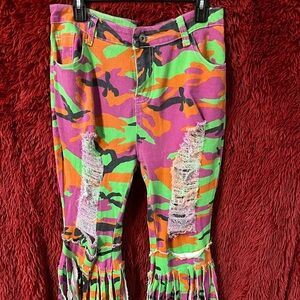 Funky fresh bell leg jeans